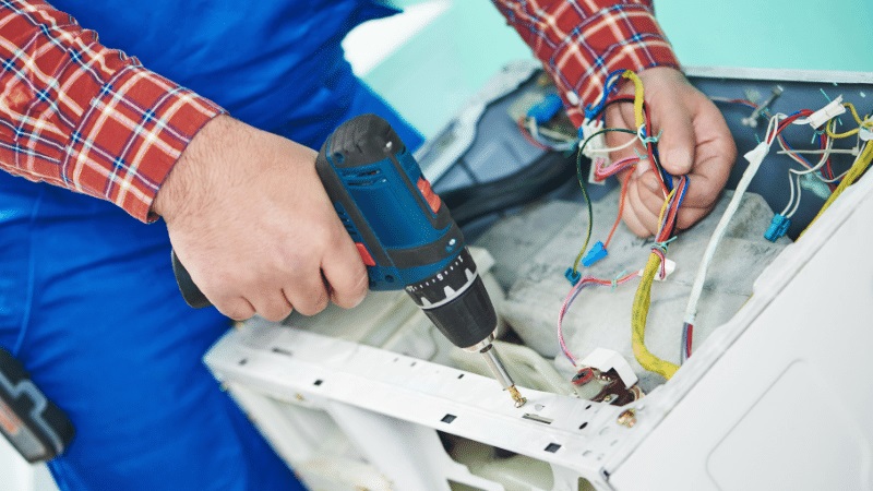 Kızılcahamam Şenocak Şenocak çamaşır makinesi kart tamiri – Su almama arızası orijinal parça ile giderildi. - Teknik servis örneği